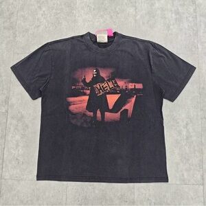 Vintage 1997 Ozzy Osbourne Hitchhiking To Hell Black T-Shirt